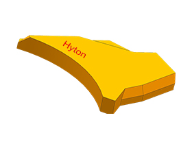 "Traje de placa de desgaste superior Piezas de trituradora de impacto Metso Barmac B7150 VSI"