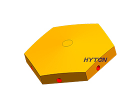 La placa Hyton Distrutor aplica piezas de repuesto para trituradora de impacto vertical CV117 VSI Sandvik