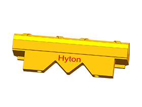 Juego de puntas de rotor Hyton, pieza de repuesto para trituradora VSI de impacto de eje vertical Sandvik CV217